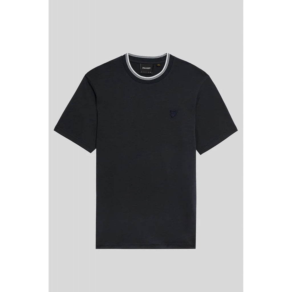 Lyle & Scott TS2227TON Contrast Tipped Superfine Cotton T-Shirt