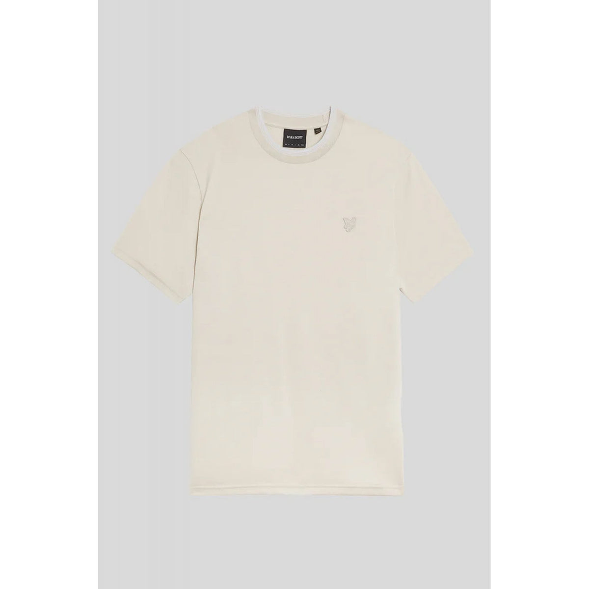 Lyle & Scott TS2227TON Contrast Tipped Superfine Cotton T-Shirt