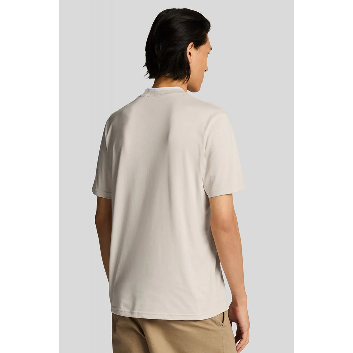 Lyle & Scott TS2227TON Contrast Tipped Superfine Cotton T-Shirt