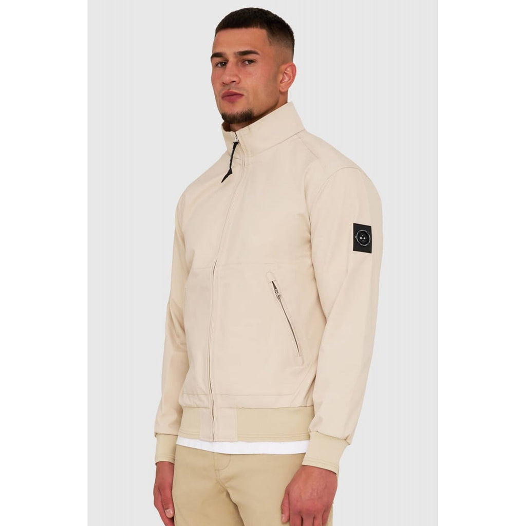 Marshall Artist | 0970 Napier Funnel Neck Micro Siren Water-proof Polyester Shell Jacket - Stone