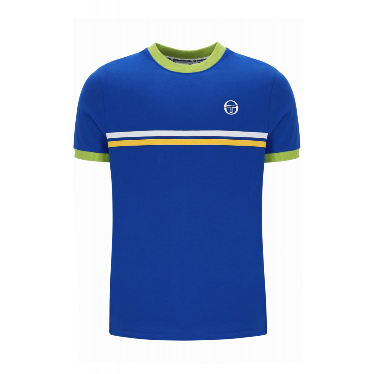 Sergio Tacchini | Supermac 4565 Ringer Contrast Double Stripe Half Sleeve T-Shirt