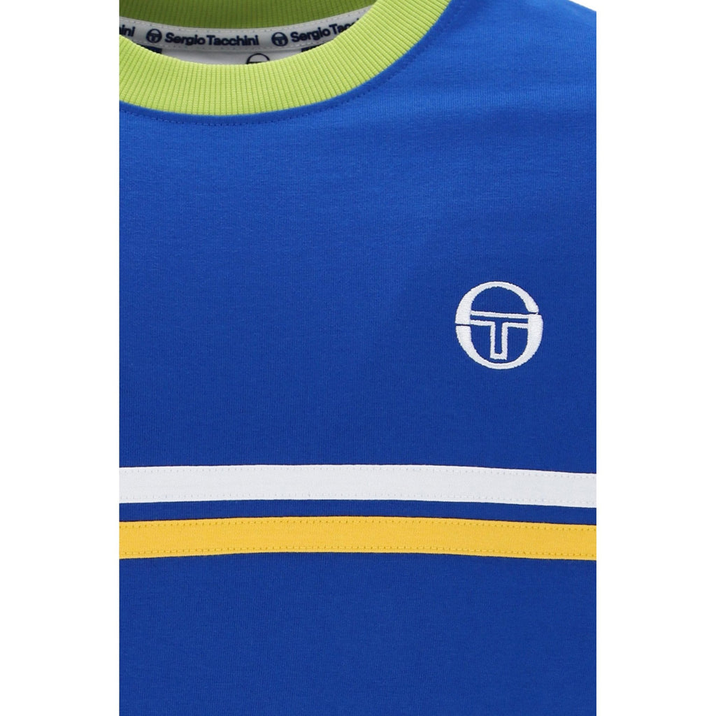 Sergio Tacchini | Supermac 4565 Ringer Contrast Double Stripe Half Sleeve T-Shirt