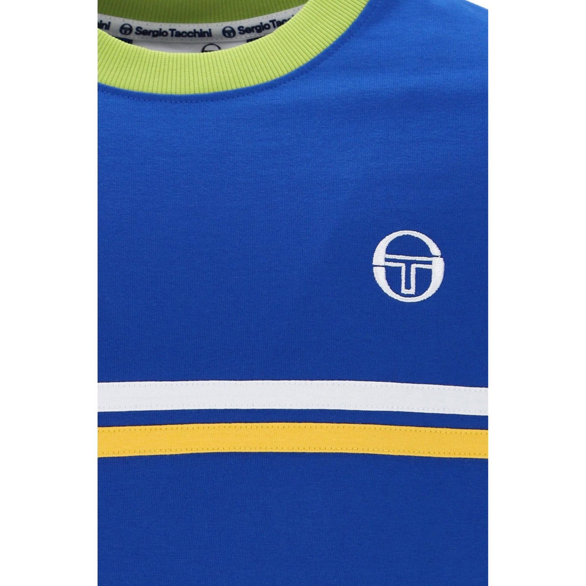 Sergio Tacchini | Supermac 4565 Ringer Contrast Double Stripe Half Sleeve T-Shirt