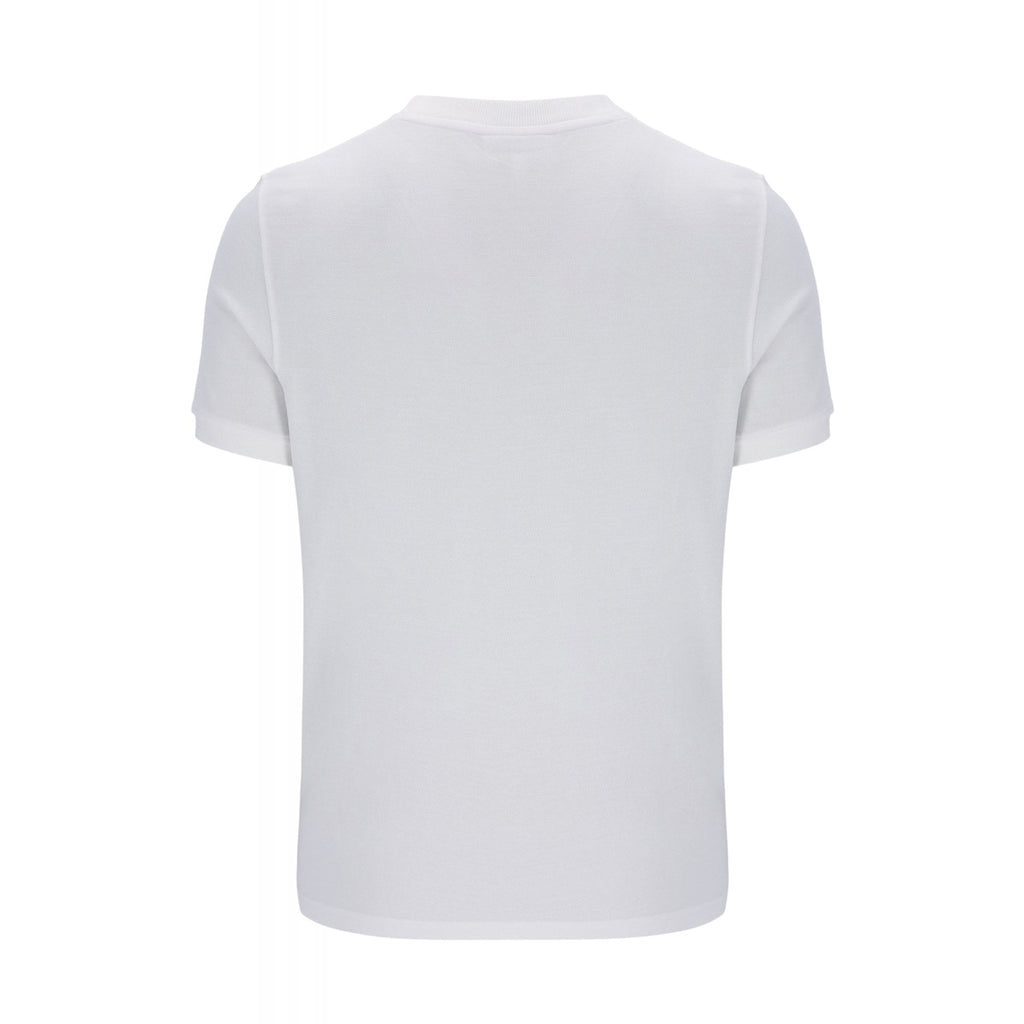 Sergio Tacchini | Masters 2156 Retro Contrast Denim Stripe Half Sleeve T-Shirt - White