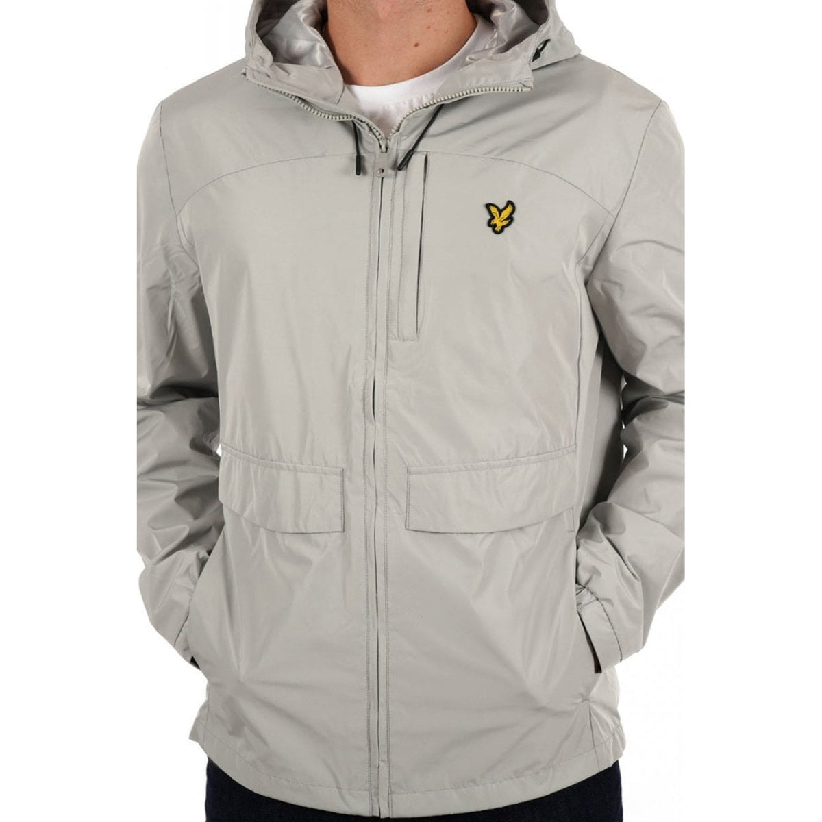 Lyle & Scott | JK2205V Poly Zip Through Hooded Lightweight Jacket