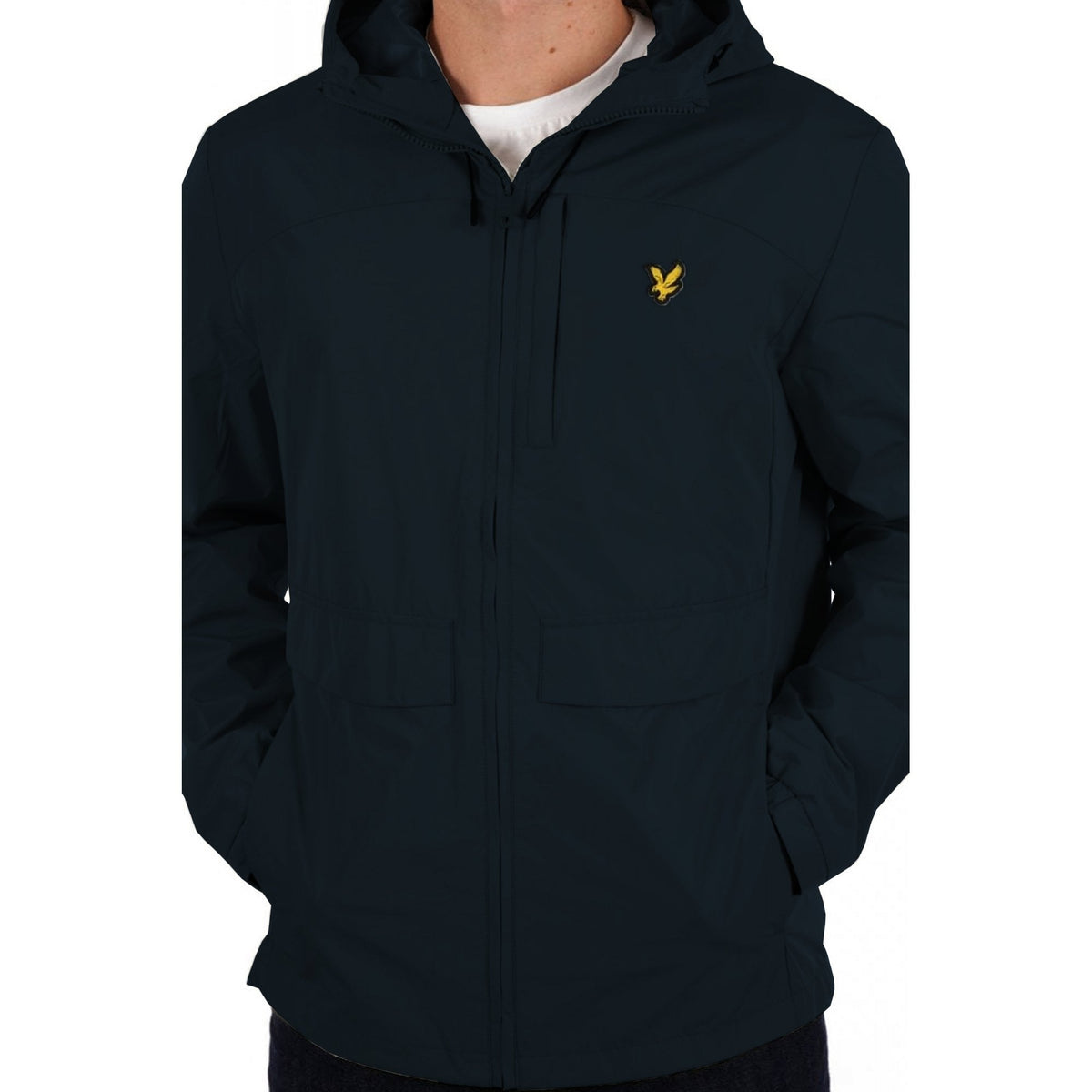 Lyle & Scott | JK2205V Poly Zip Through Hooded Lightweight Jacket