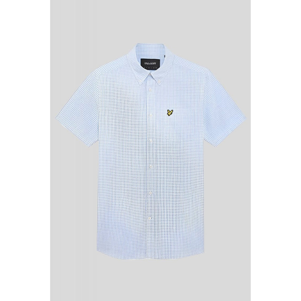 Lyle & Scott | SW2213V Slim Fit Short Sleeve Gingham Check Shirt