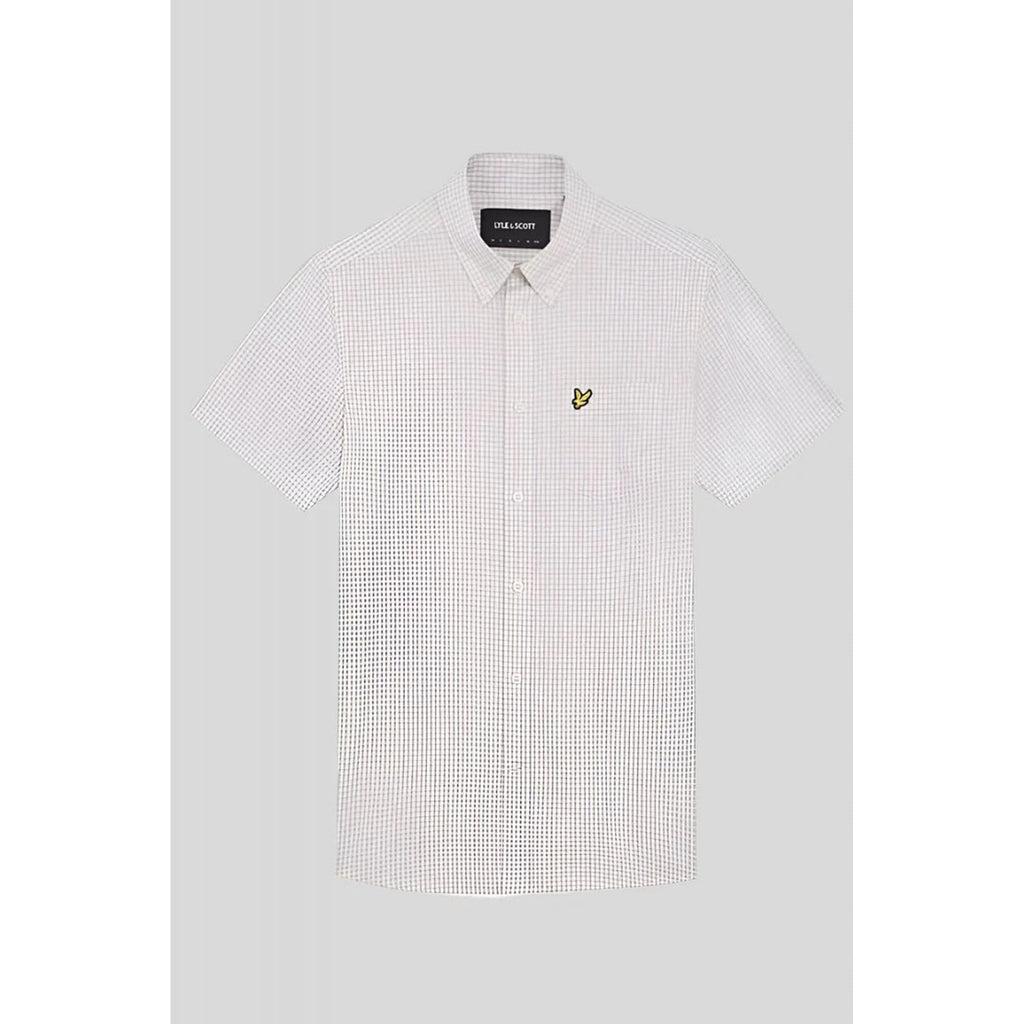 Lyle & Scott | SW2213V Slim Fit Short Sleeve Gingham Check Shirt