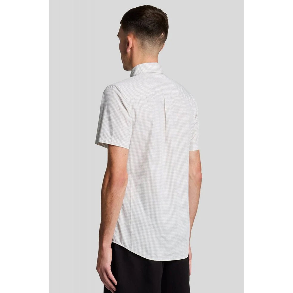 Lyle & Scott | SW2213V Slim Fit Short Sleeve Gingham Check Shirt
