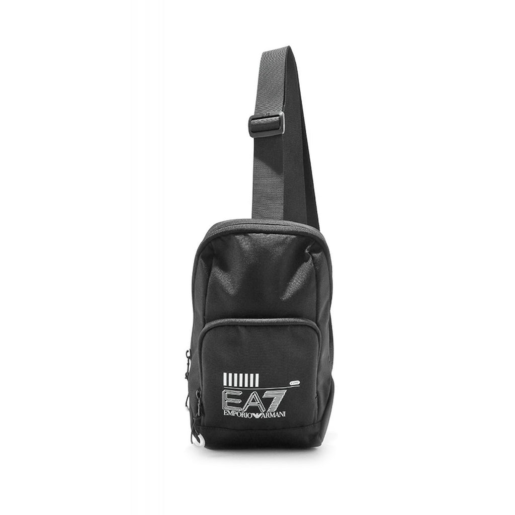 EA7 | Emporio Armani 245087 CC940 Train Core Large 2.5L Cross Body Shoulder Bag - Black/White