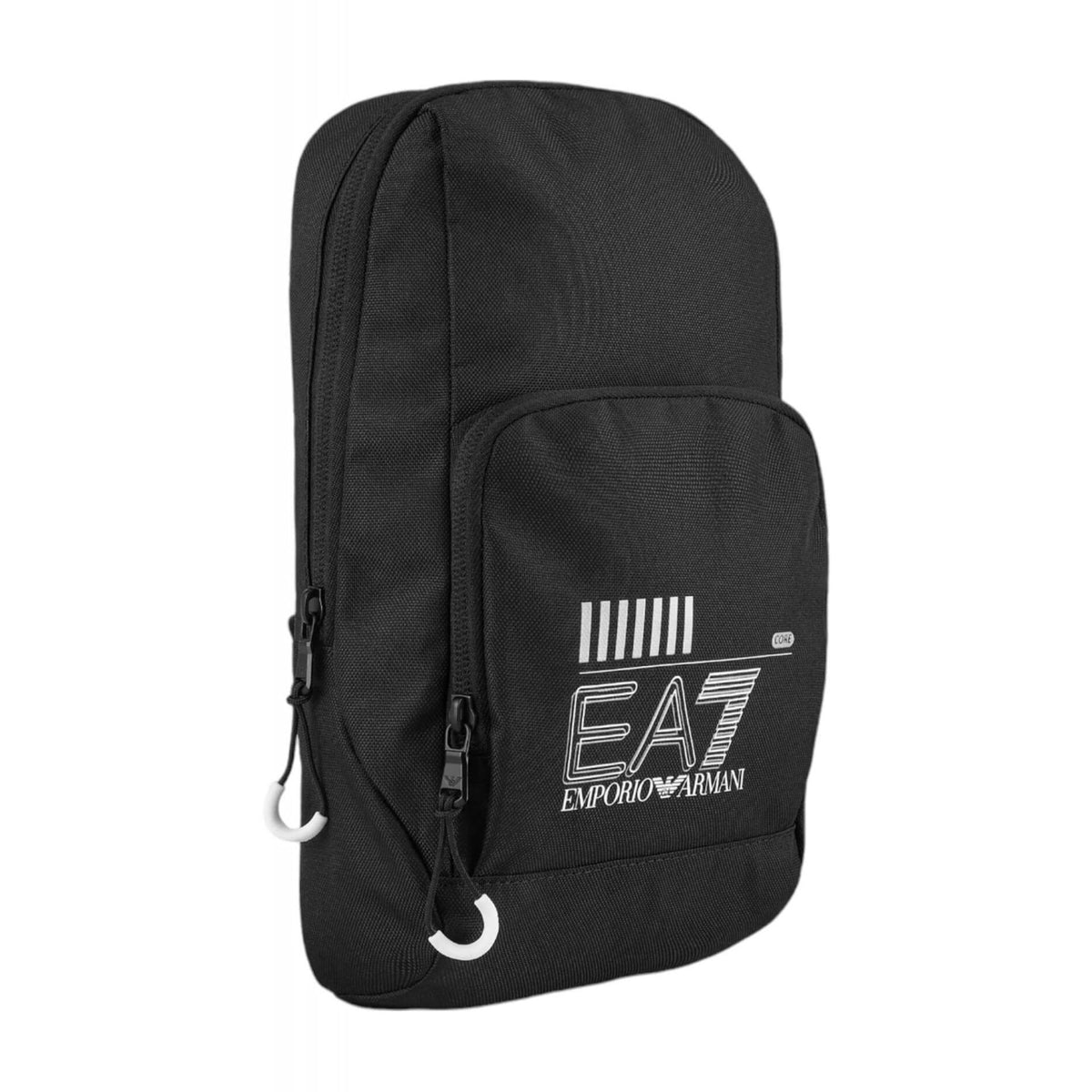 EA7 | Emporio Armani 245087 CC940 Train Core Large 2.5L Cross Body Shoulder Bag - Black/White