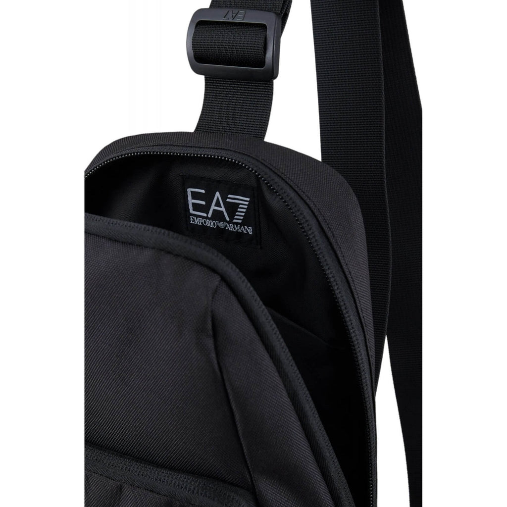 EA7 | Emporio Armani 245087 CC940 Train Core Large 2.5L Cross Body Shoulder Bag - Black/White