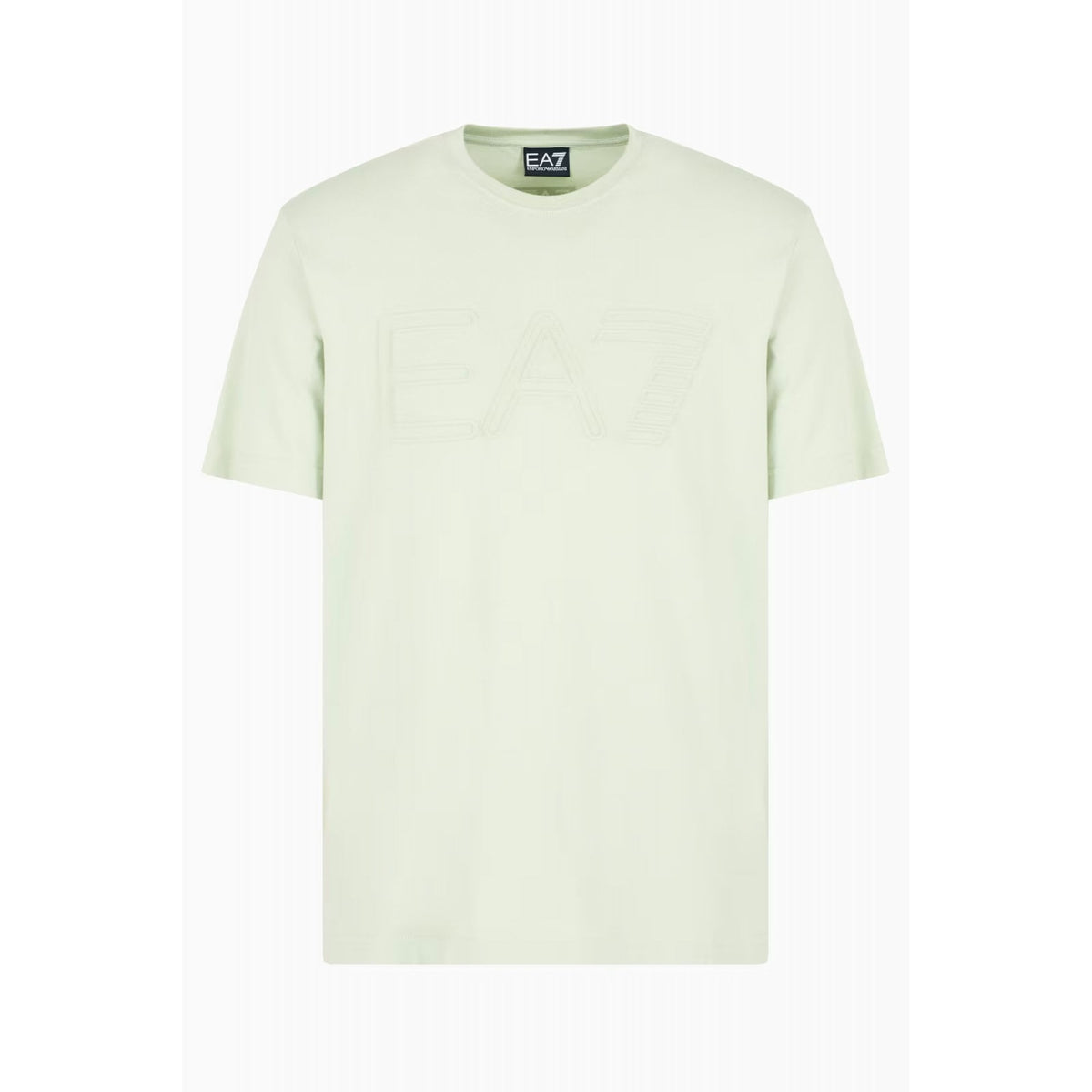 EA7 | Emporio Armani 7M0000149 AF14772 Oversized Imbossed Logo Half Sleeve T-Shirt - Sea Foam Mint