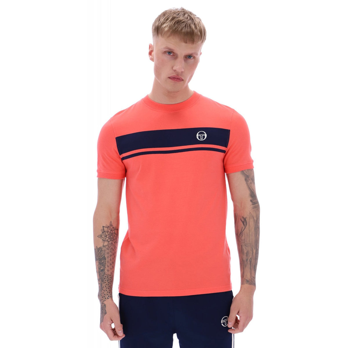 Sergio Tacchini | Master 4593-218 Contrast Ringer Stripe Half Sleeve T-Shirt