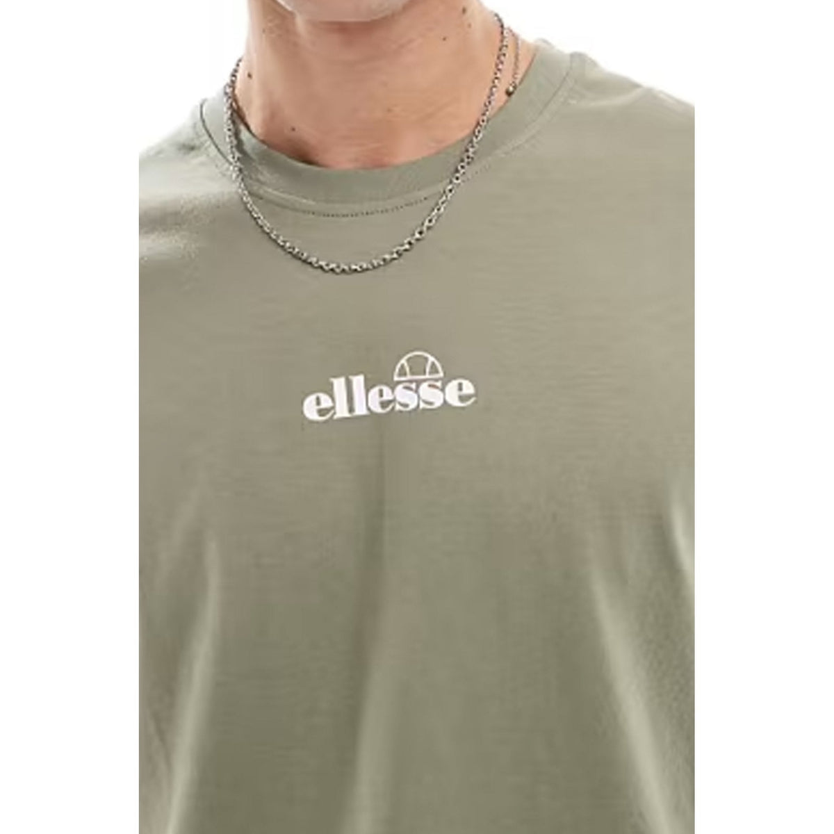 Ellesse Ollio 6463 Crew Centre Logo Half-Sleeve T-Shirt