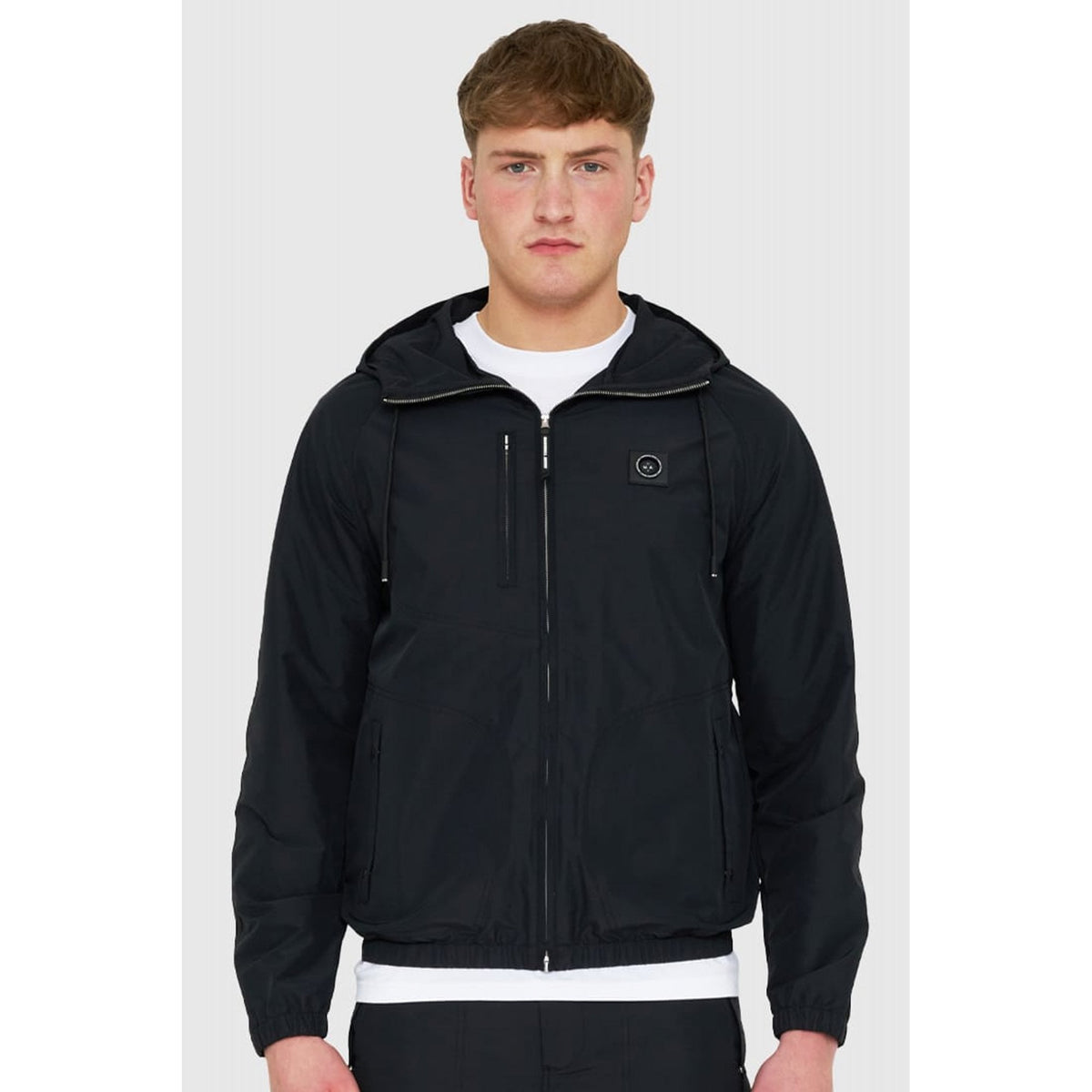 Marshall Artist | 0966 Fairfax Lightweight Nylon Ripstop Hood Jacket - Black