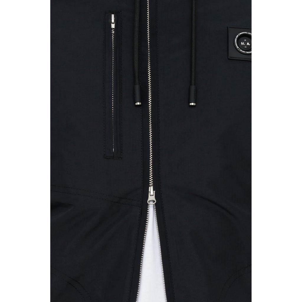 Marshall Artist | 0966 Fairfax Lightweight Nylon Ripstop Hood Jacket - Black