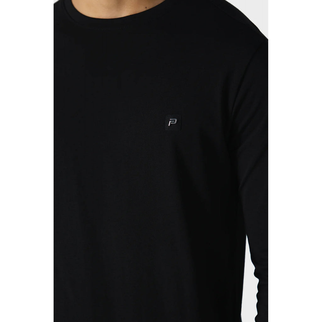 Police Highgate 0065 Metal Emblem Badge Slim Fit Long Sleeve Top