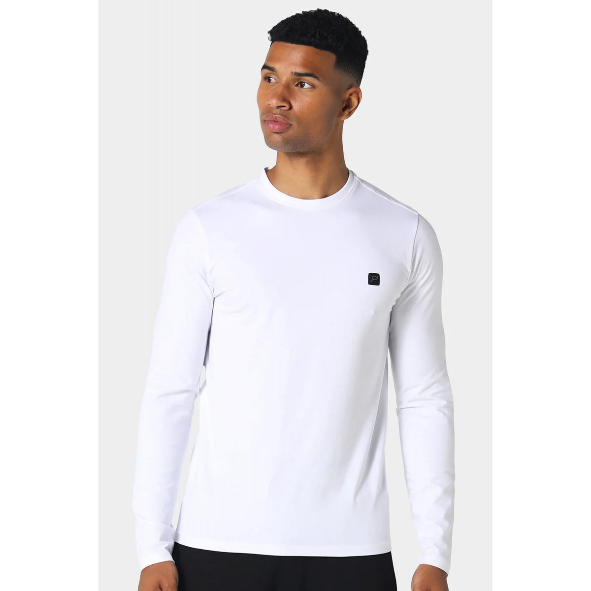 Police Highgate 0065 Metal Emblem Badge Slim Fit Long Sleeve Top