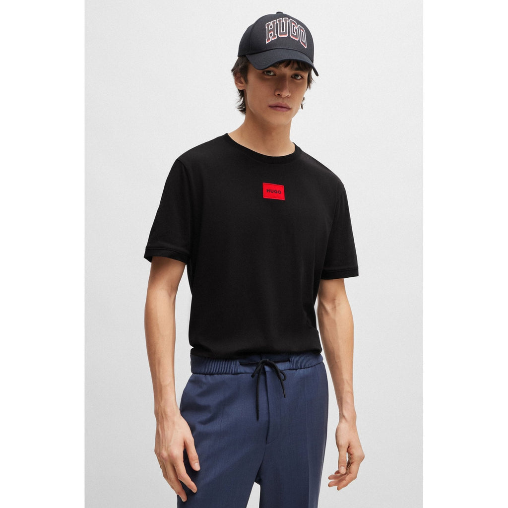 Hugo Boss 50447978 Diragolino Red Box Logo Half Sleeve T-Shirt
