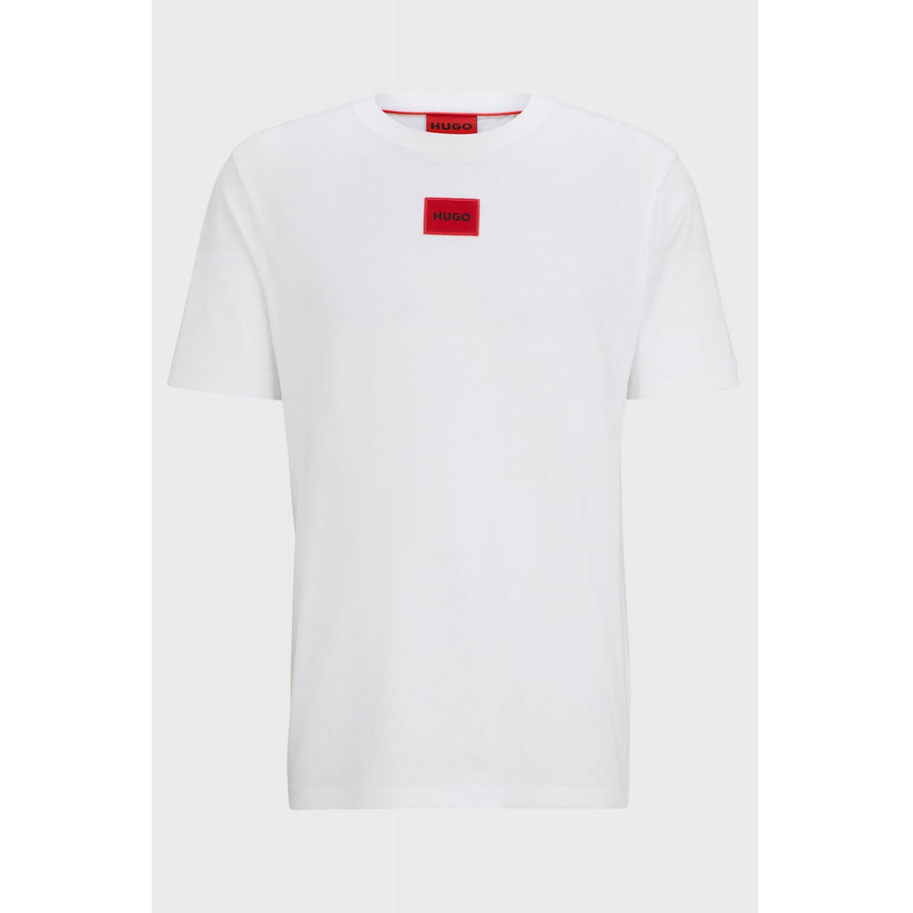 Hugo Boss 50447978 Diragolino Red Box Logo Half Sleeve T-Shirt