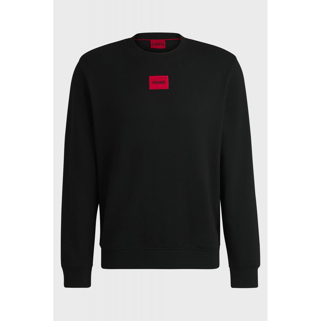 Boss 50447964 Diragol Small Red Patch Logo Crew Sweat Top