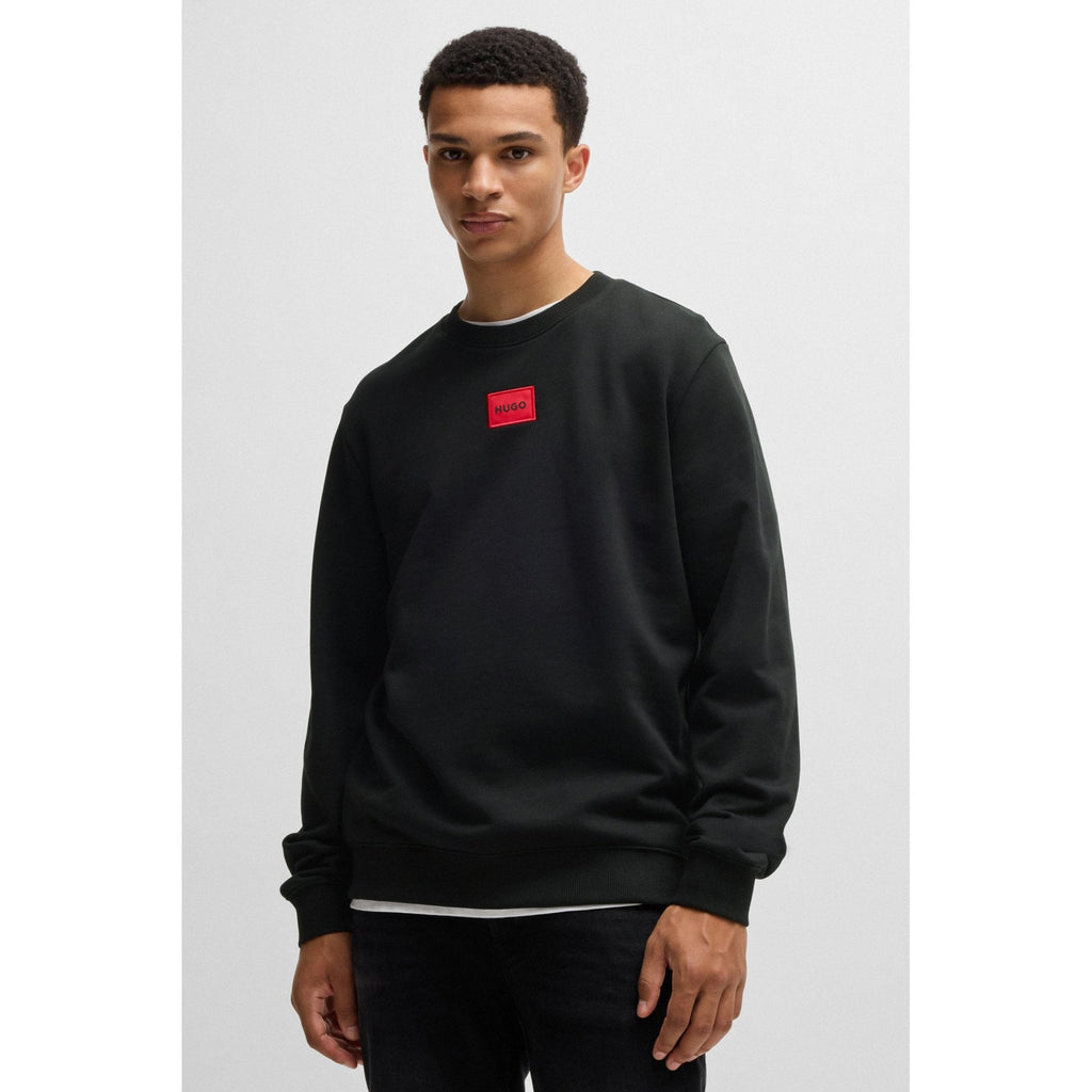 Boss 50447964 Diragol Small Red Patch Logo Crew Sweat Top