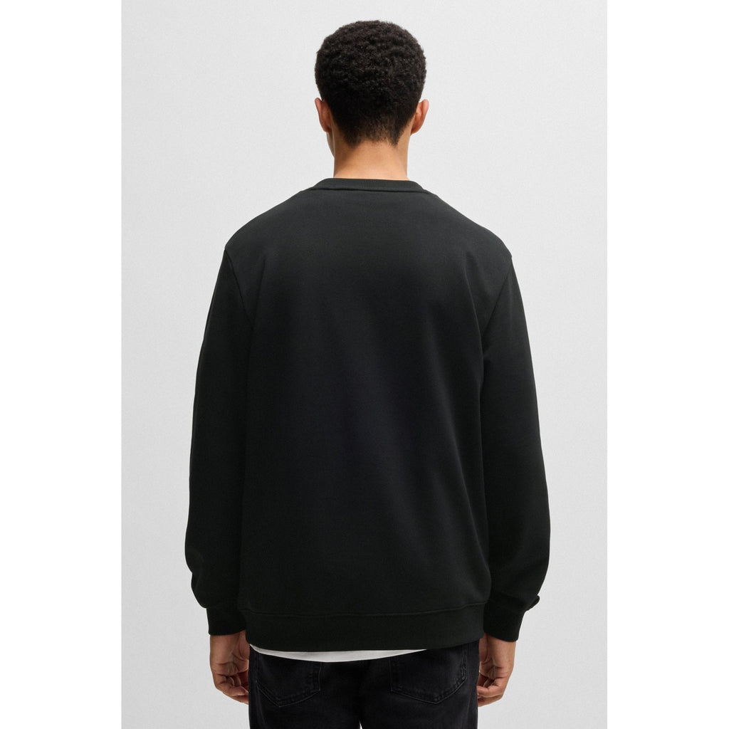 Boss 50447964 Diragol Small Red Patch Logo Crew Sweat Top