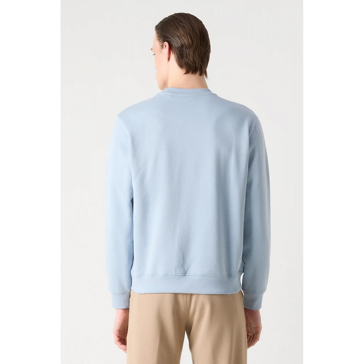 Boss 50447964 Diragol Small Red Patch Logo Crew Sweat Top