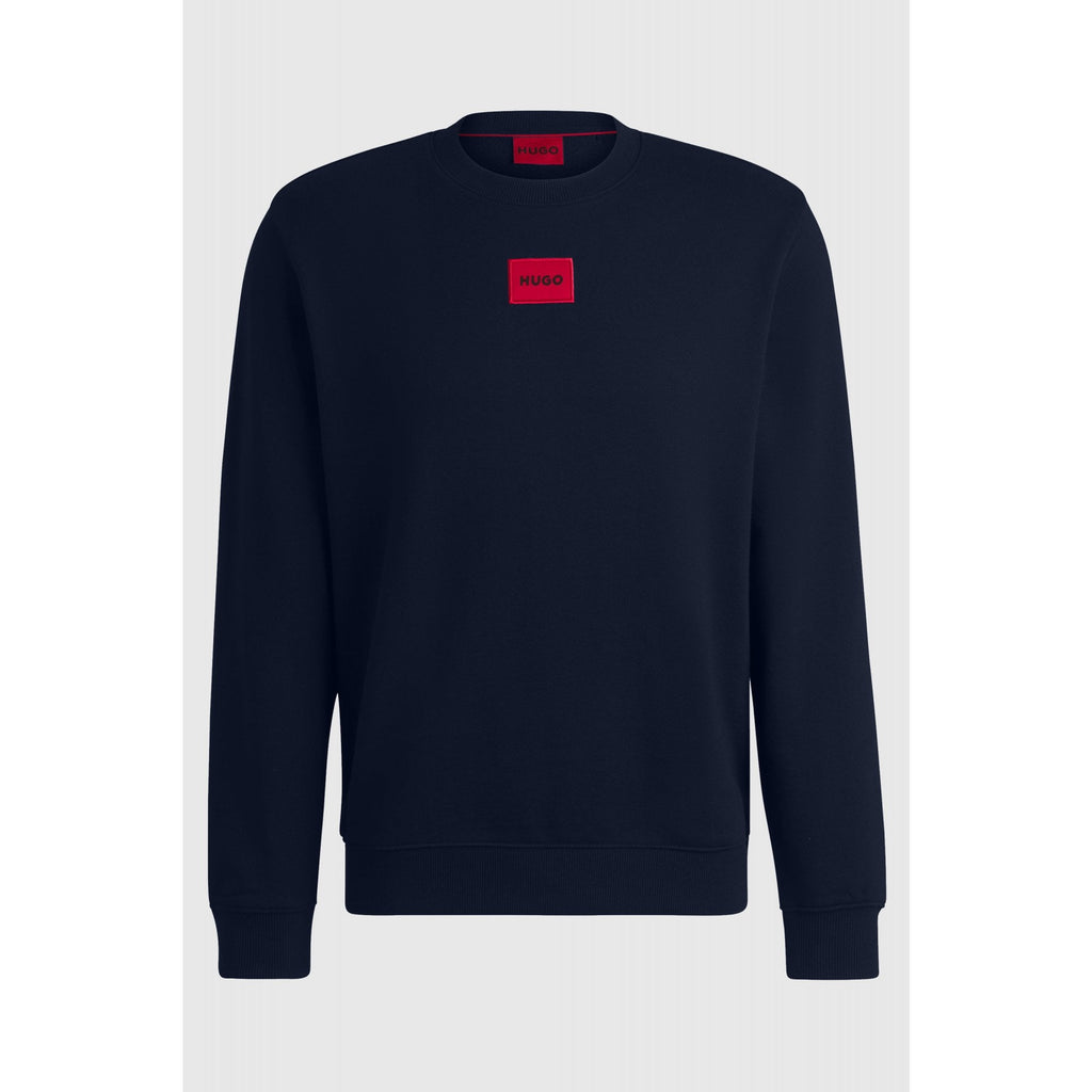 Boss 50447964 Diragol Small Red Patch Logo Crew Sweat Top