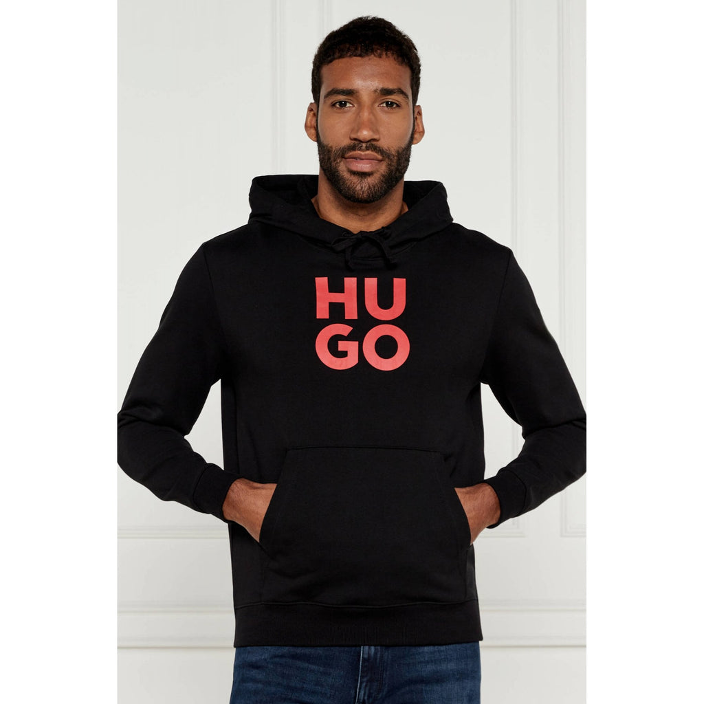 Boss 50523848 Daltorreson HUGO Decorated Logo Print Overhead Hood Top