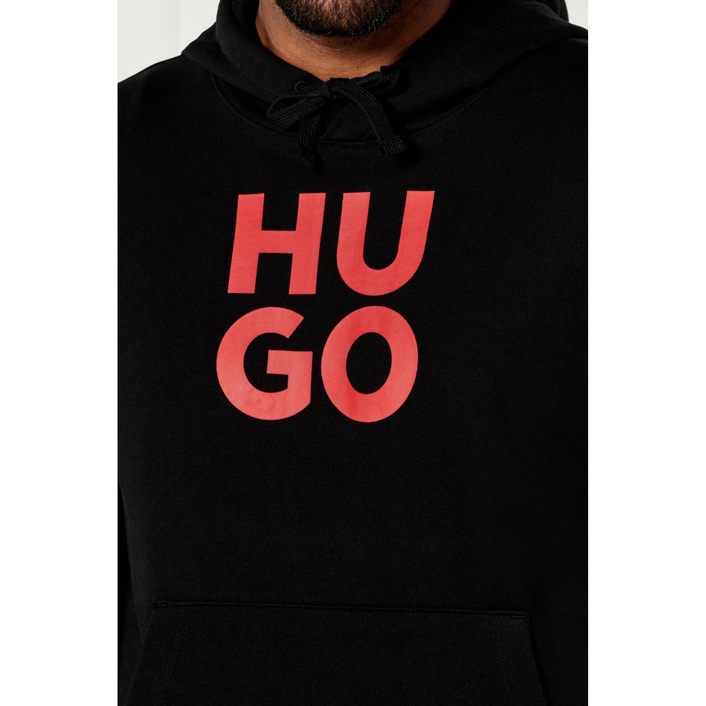 Boss 50523848 Daltorreson HUGO Decorated Logo Print Overhead Hood Top