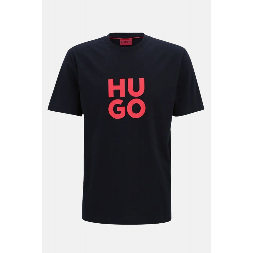 Boss 50523839 Daltorip HUGO Decorated Logo Print Crew Half Sleeve T-Shirt