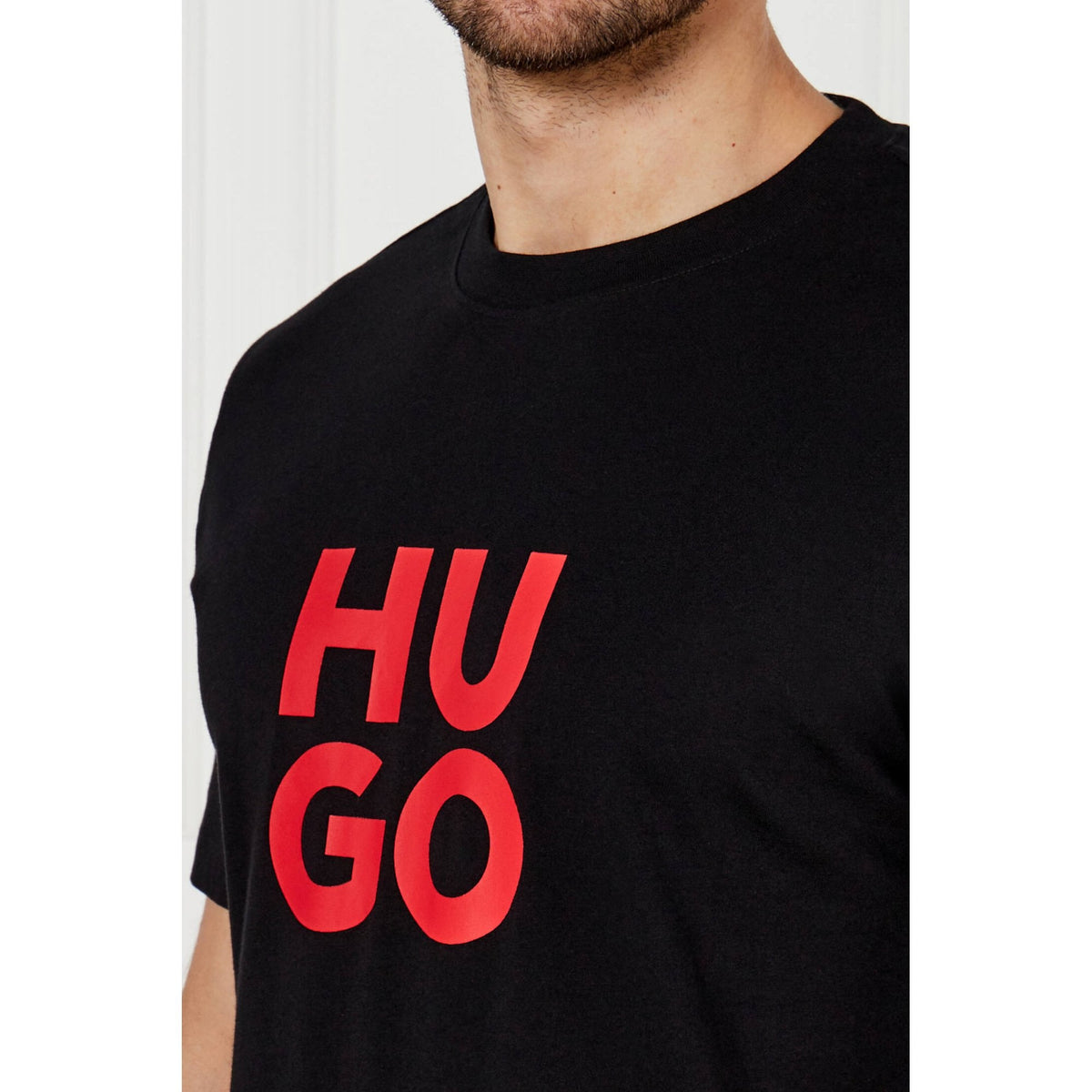 Boss 50523839 Daltorip HUGO Decorated Logo Print Crew Half Sleeve T-Shirt