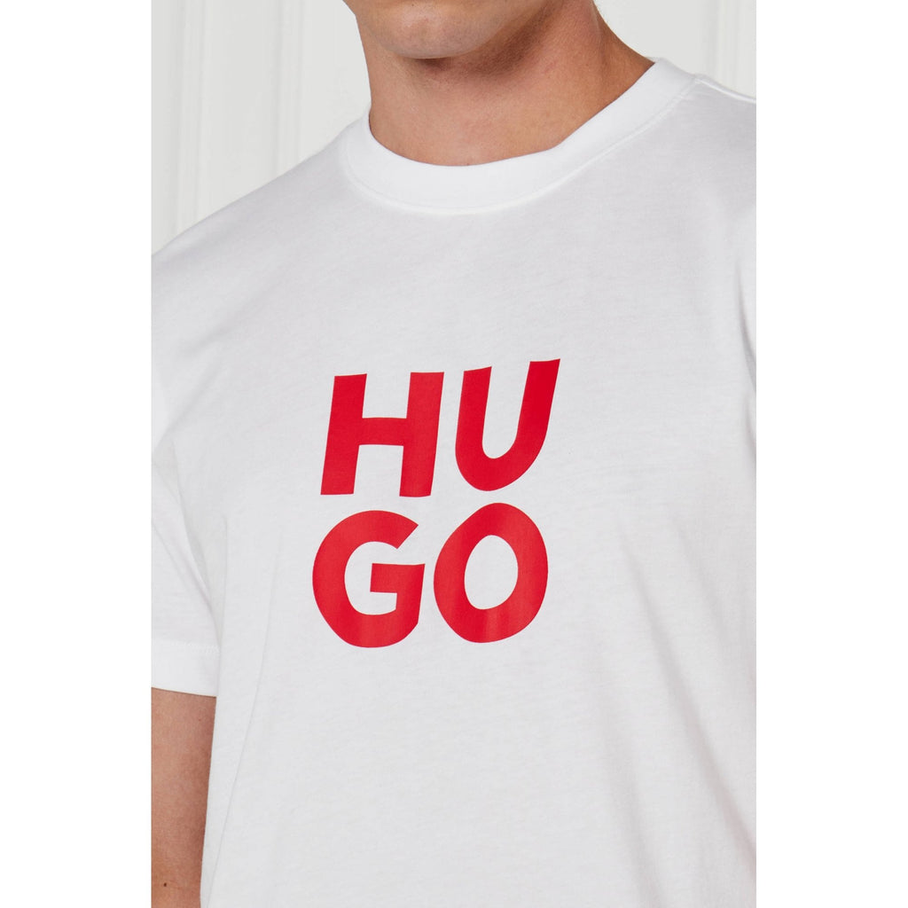 Boss 50523839 Daltorip HUGO Decorated Logo Print Crew Half Sleeve T-Shirt