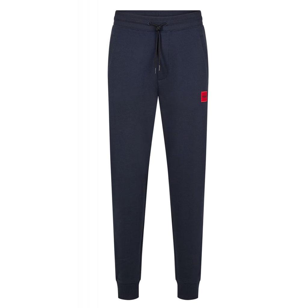 Boss 50447963 Doak Red Patch Logo Cotton Jogger - Navy