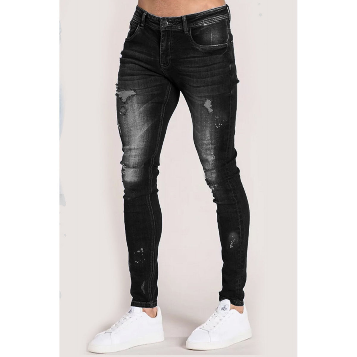 Nico Dolce | Rocky Slim Fit Stretch Denim Wash Jean