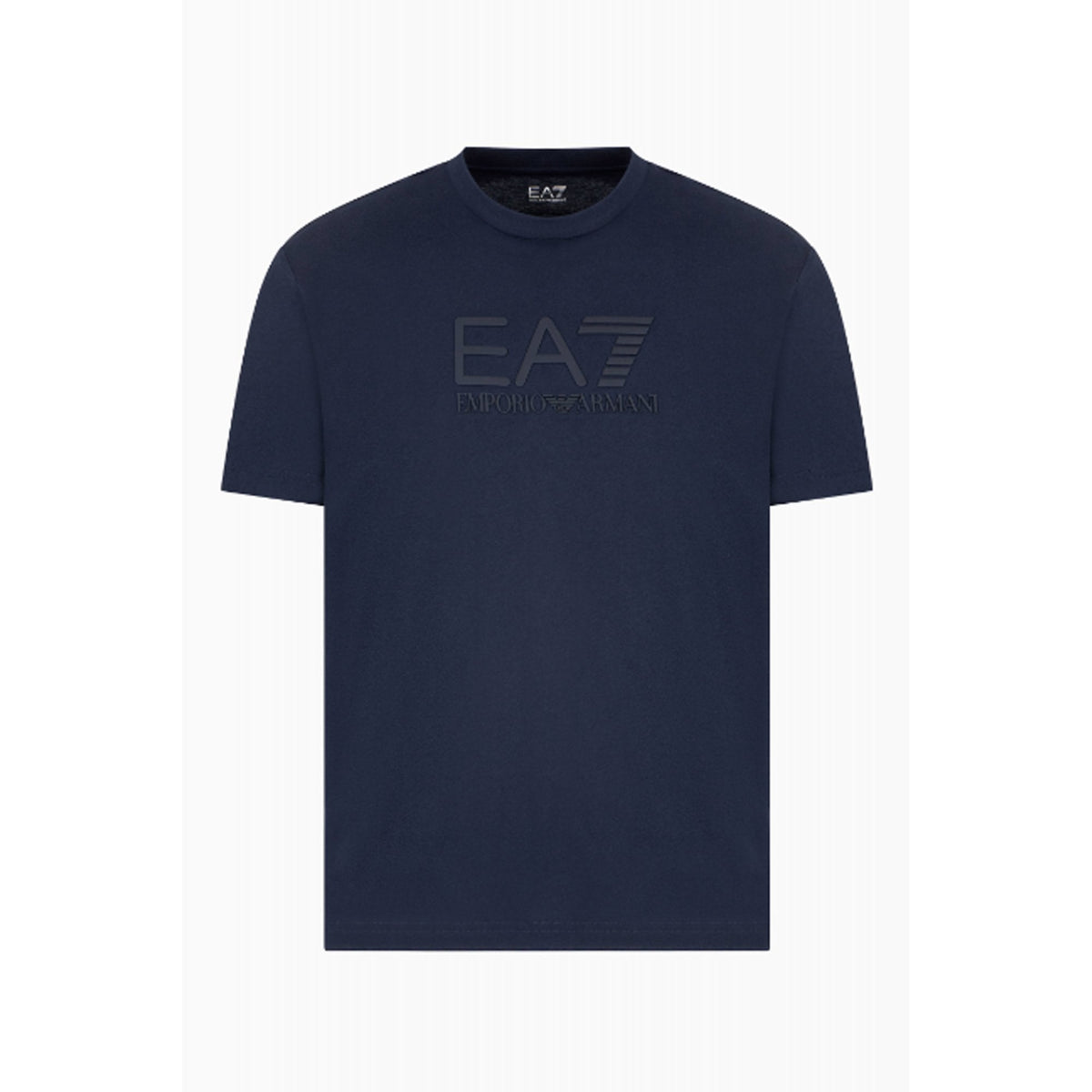 EA7 | Emporio Armani 7M000224 AF10375 3D Rubber Chest Logo Half Sleeve T-Shirt