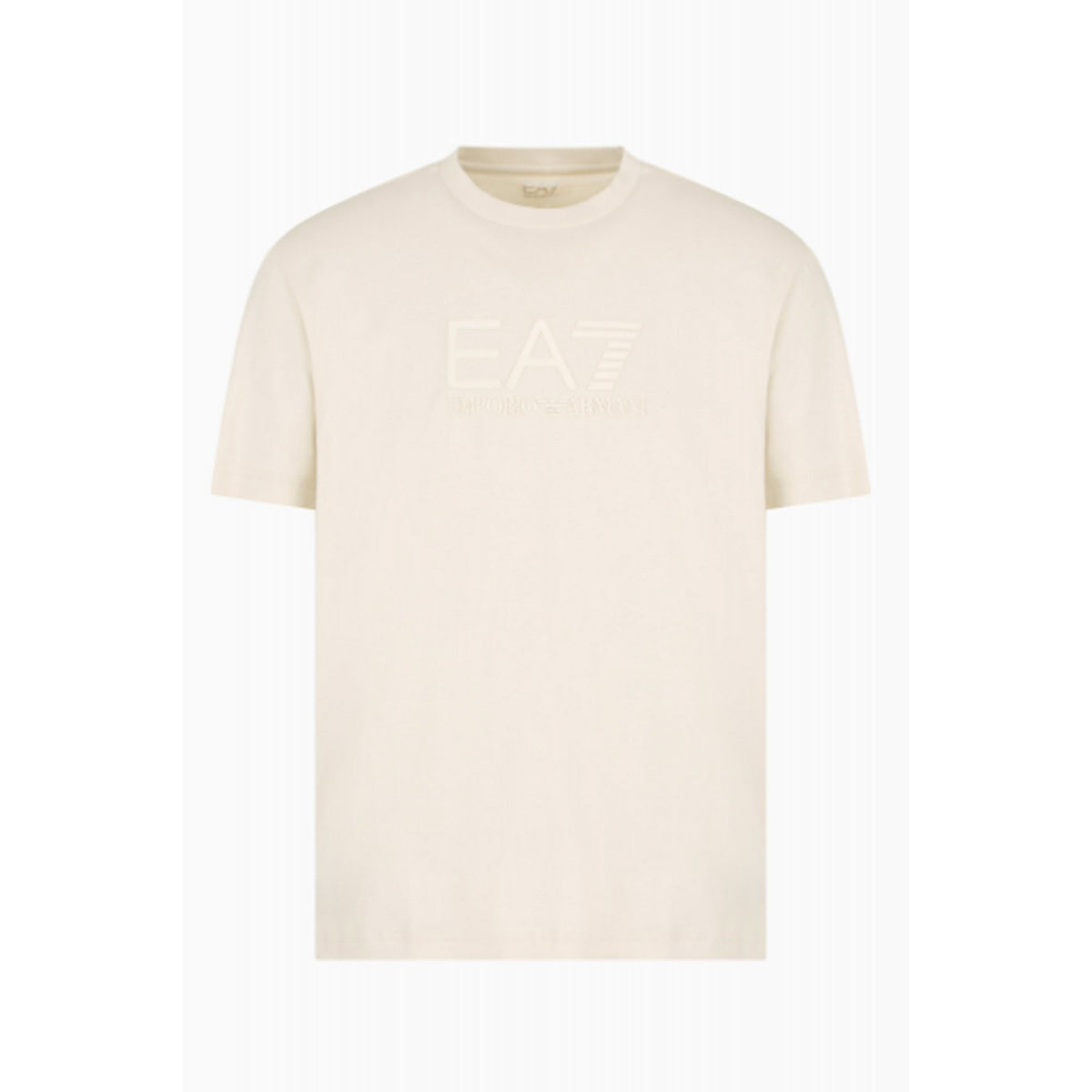 EA7 | Emporio Armani 7M000224 AF10375 3D Rubber Chest Logo Half Sleeve T-Shirt