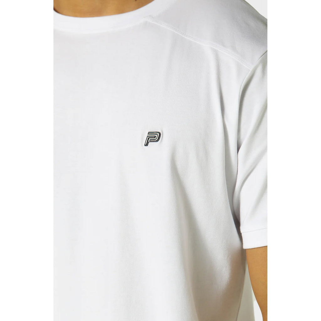 Police Gambit 0069 Cut & Sew Small 'P' Emblem Metal Logo Crew Half Sleeve T-Shirt