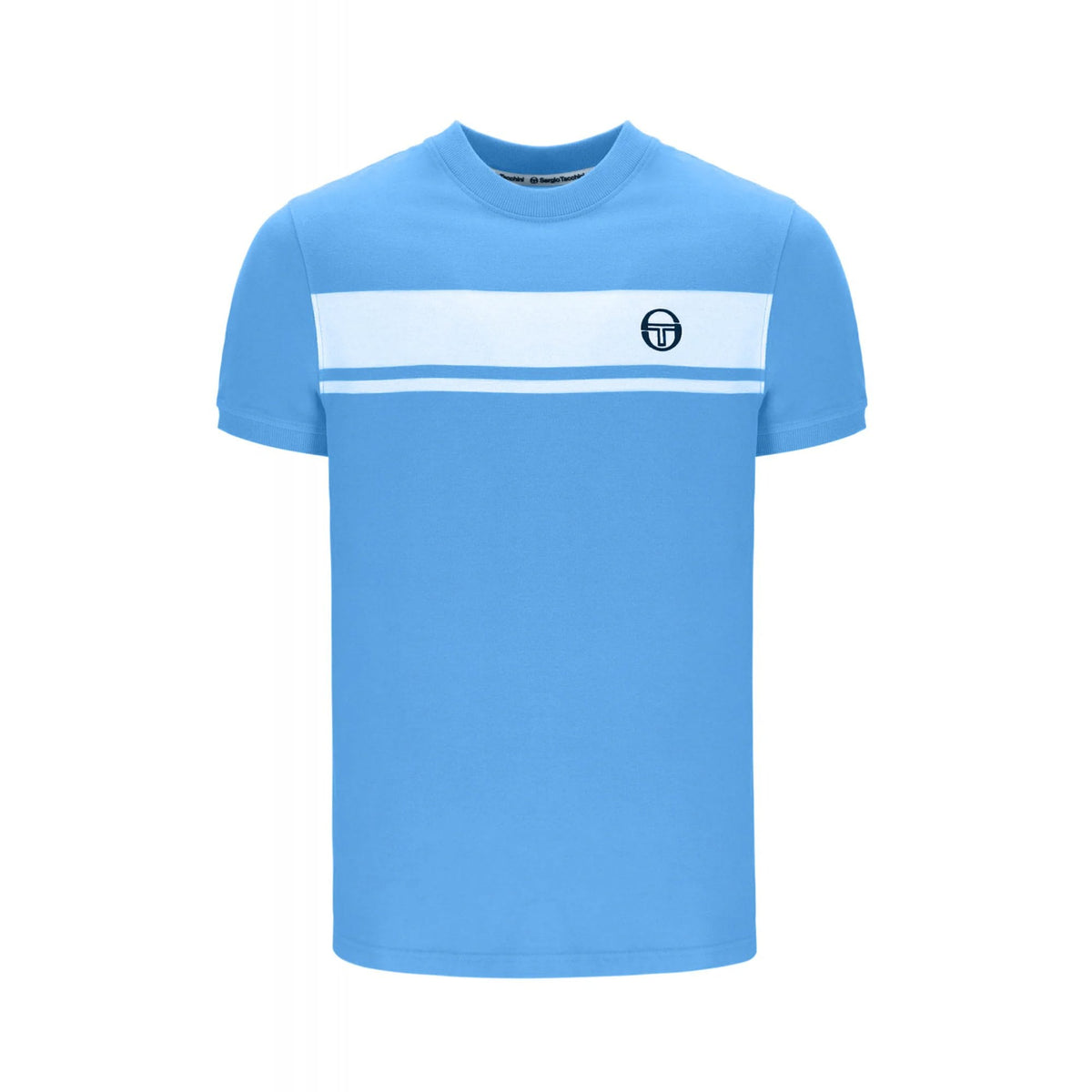 Sergio Tacchini | Master 4593-294 Retro Contrast Stripe Half Sleeve T-Shirt