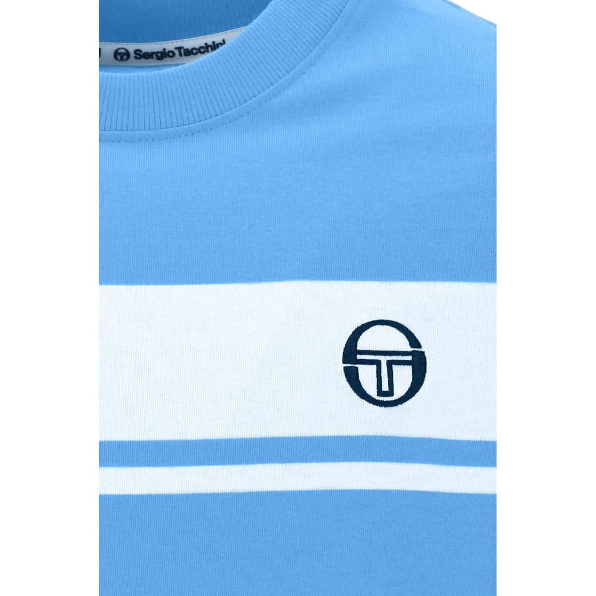 Sergio Tacchini | Master 4593-294 Retro Contrast Stripe Half Sleeve T-Shirt