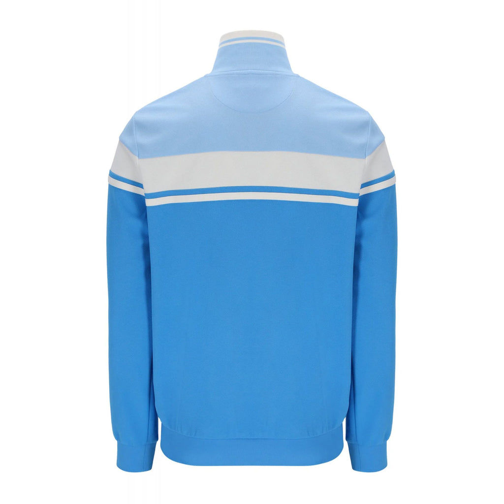 Sergio Tacchini | Damarindo 4551-298 Retro Contrast Stripe Track Top - Azure Blue