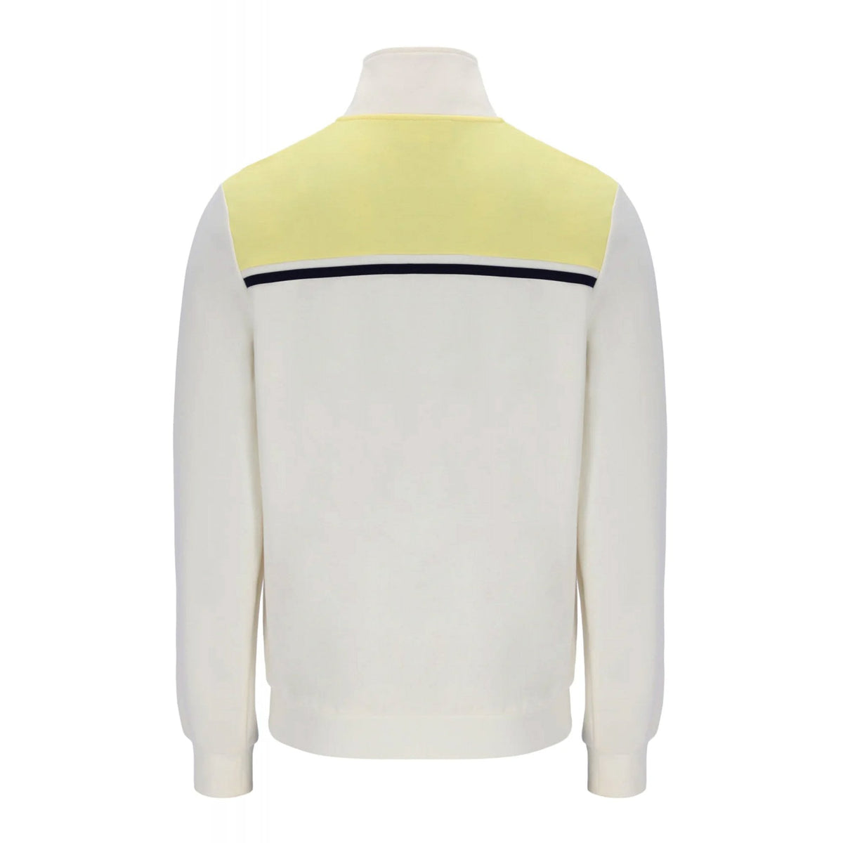 Sergio Tacchini | Youngline MK2 1083 Retro Contrast Stripe Track Top - Gardenia/Pale Banana
