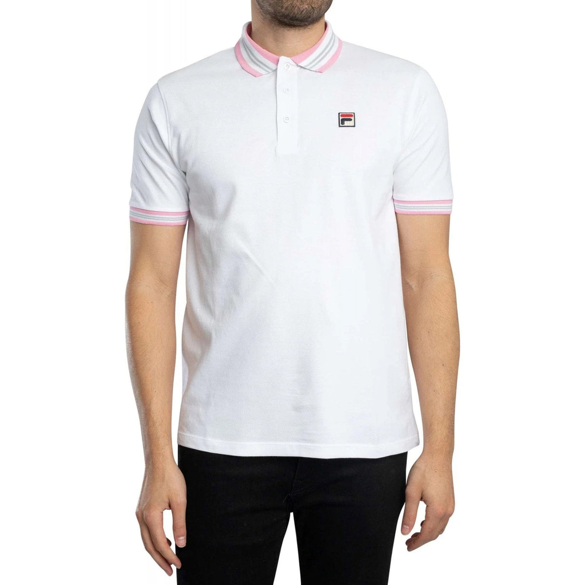 Fila Vintage Faraz S23MH002 Classic Tipped Polo T-Shirt