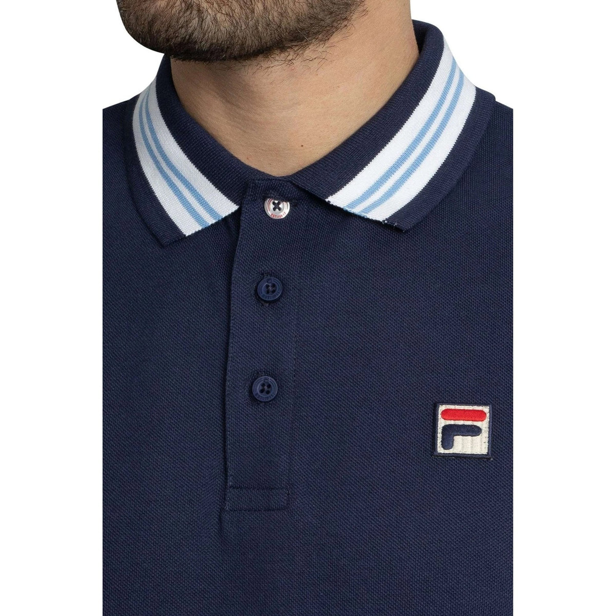 Fila Vintage Faraz S23MH002 Classic Tipped Polo T-Shirt
