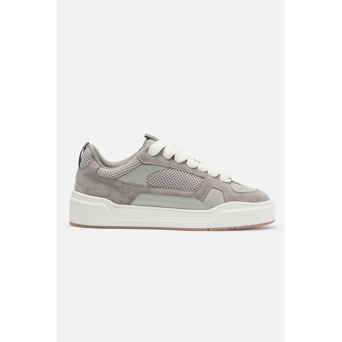 Madison Kohl | MK Skate Contrast Leather Suede Mesh Fabric Trainer