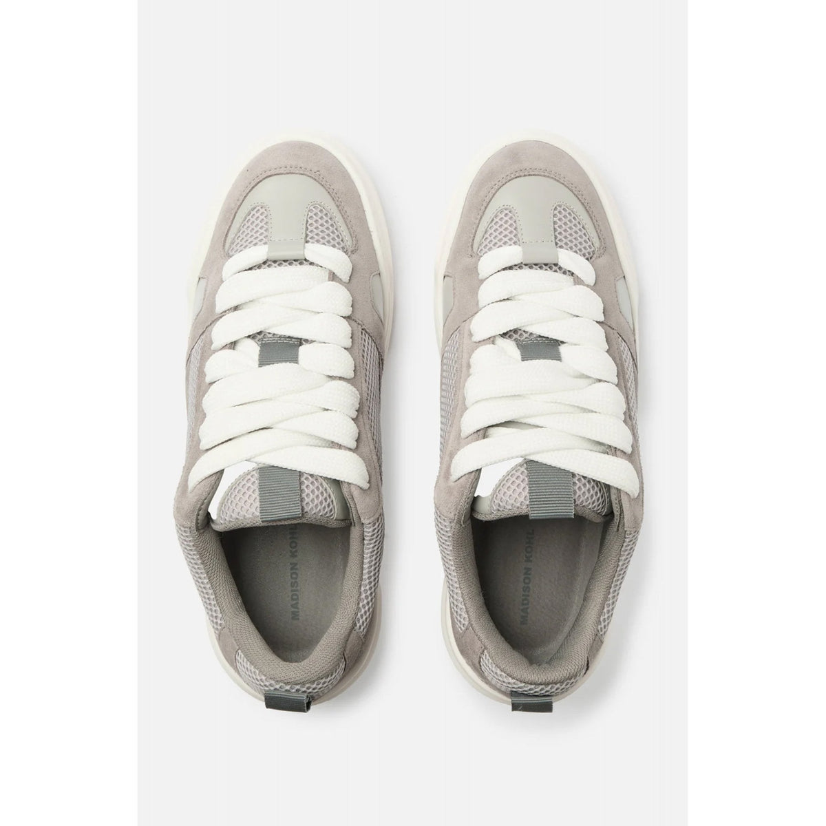 Madison Kohl | MK Skate Contrast Leather Suede Mesh Fabric Trainer