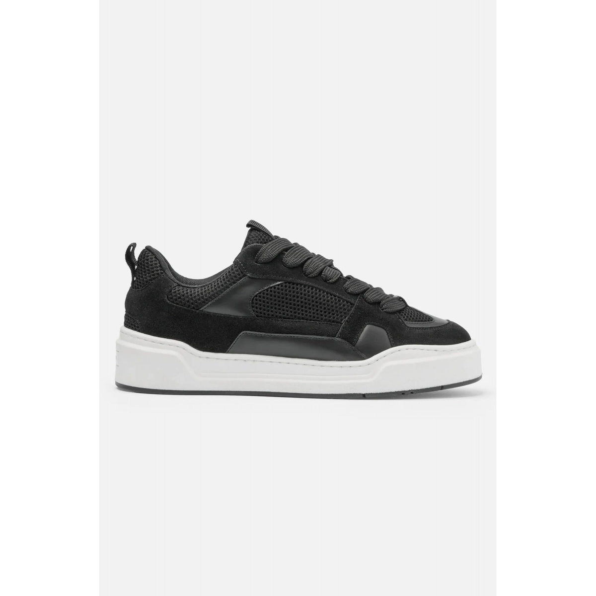 Madison Kohl | MK Skate Contrast Leather Suede Mesh Fabric Trainer
