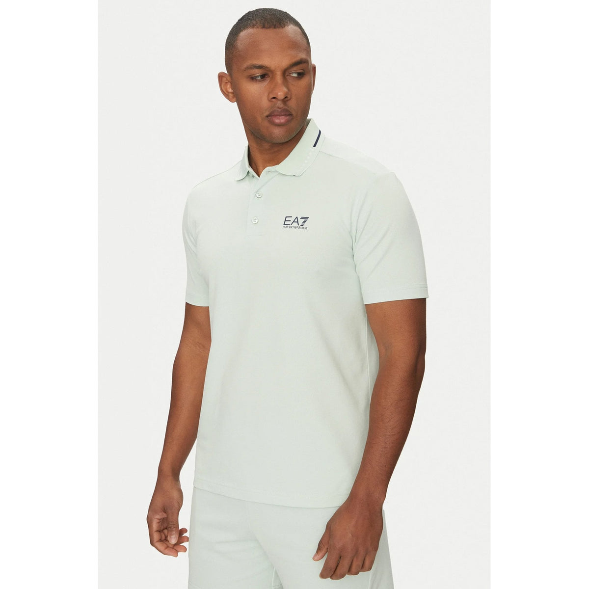 EA7 | Emporio Armani 7M000184 AF13511 Slim Fit Tipping Collar Polo T-Shirt